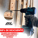 KIT ORIGINAL: TALADRO INALÁMBRICO + MOTOSIERRA PORTÁTIL + 26 ACCESORIOS + 2 BATERIAS PROMOCIÓN CIERRE DE TIENDA - Envío Gratis 24H MRW